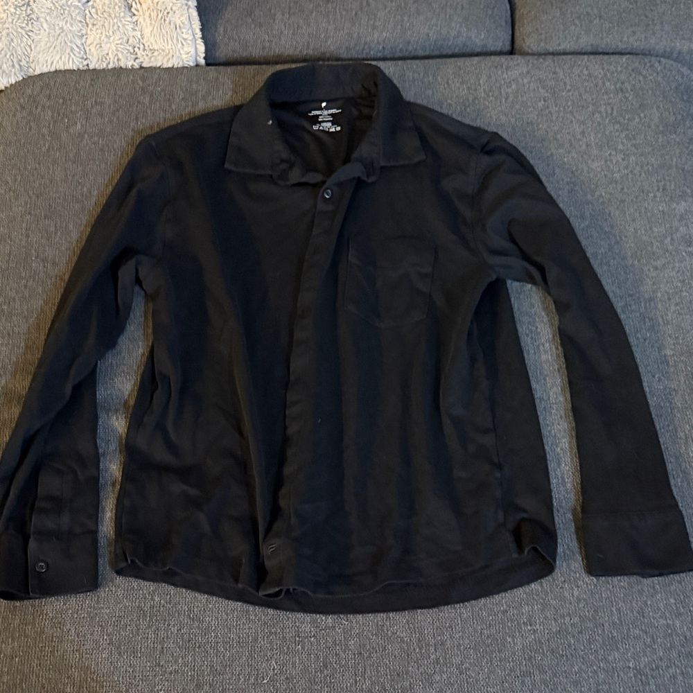 Fabletics Men's Black Shirt Jacket